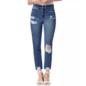 NWT Sam Edelman Stiletto Straight Distressed Ankle Jeans